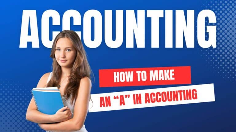 make an a in accounting