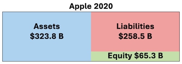 apple 2020 accounting equation