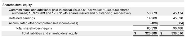 Apple stockholders' equity 2020