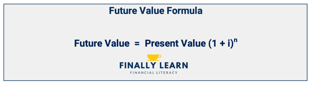 future value formula
