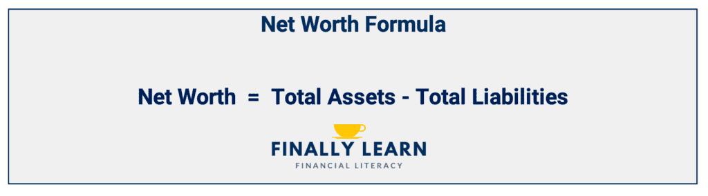 net worth formula

