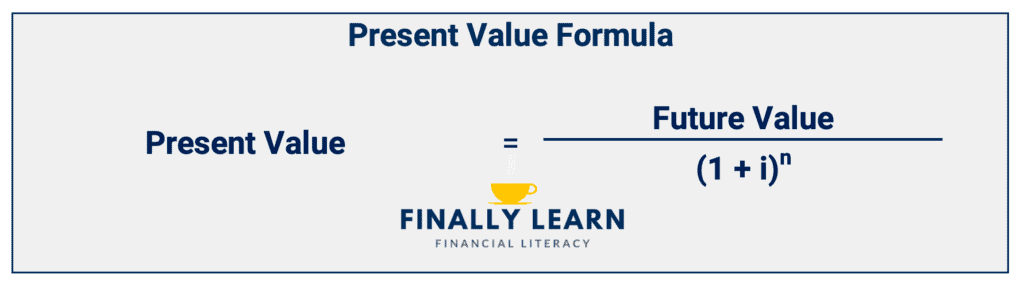 present value formula
