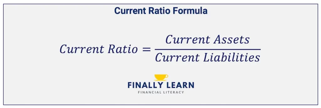 current ratio formula