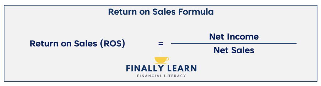 Return on Sales Formula