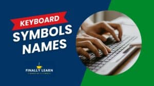 keyboard symbol names