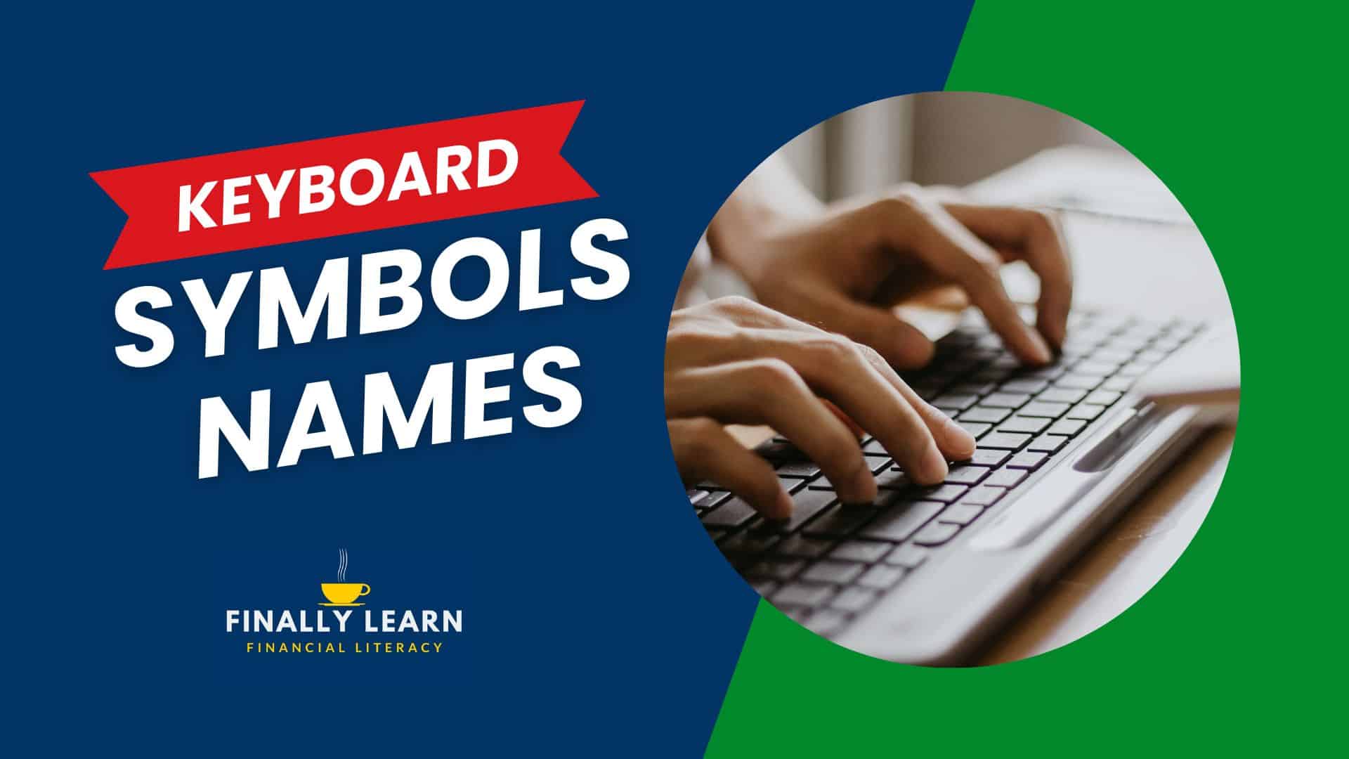 List Of Keyboard Symbol Names Infoupdate