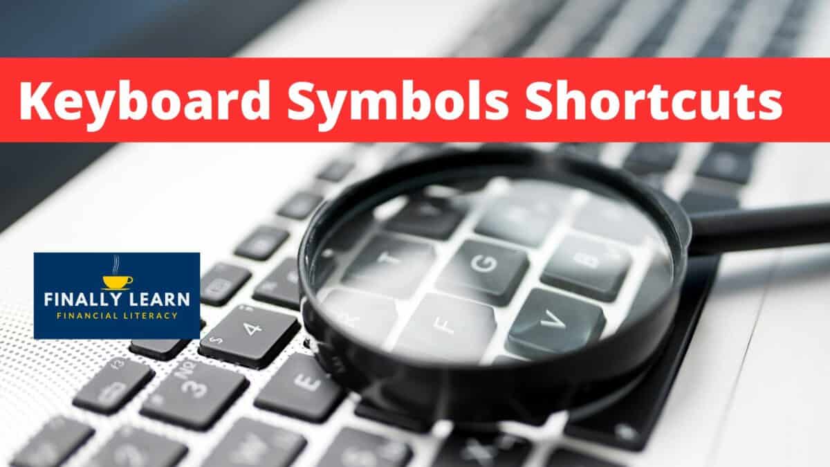 keyboard symbols shortcuts