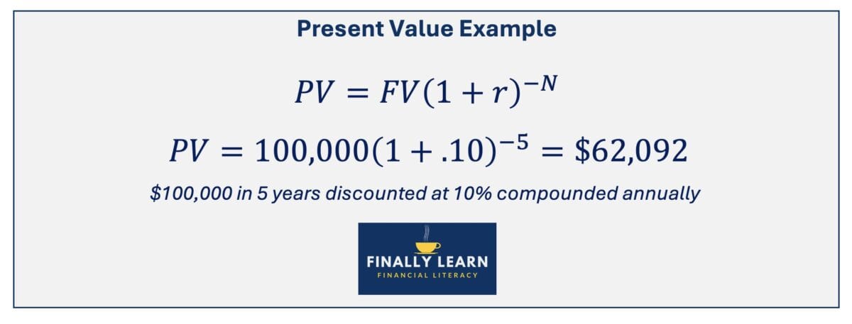 Present value example