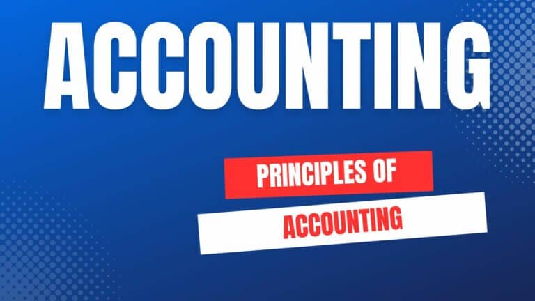 principles of accounting
