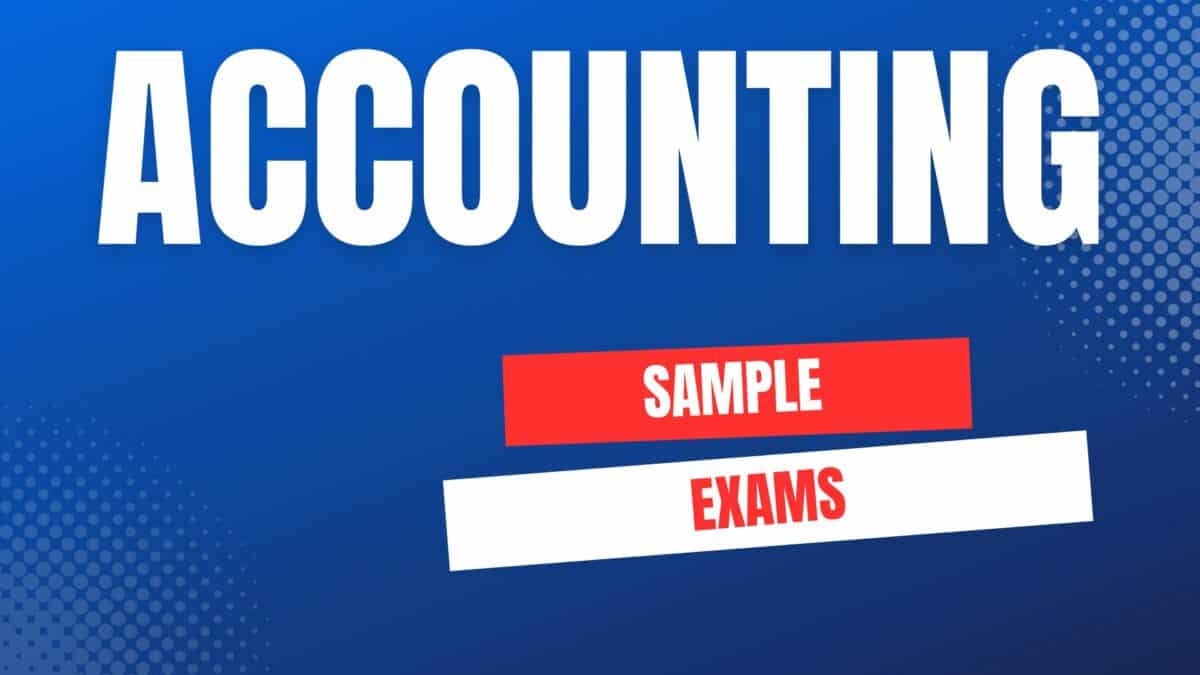 accounting sample exams